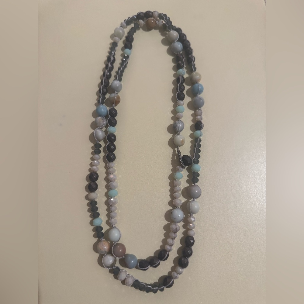 Elegant Multi-Color Beaded Necklace